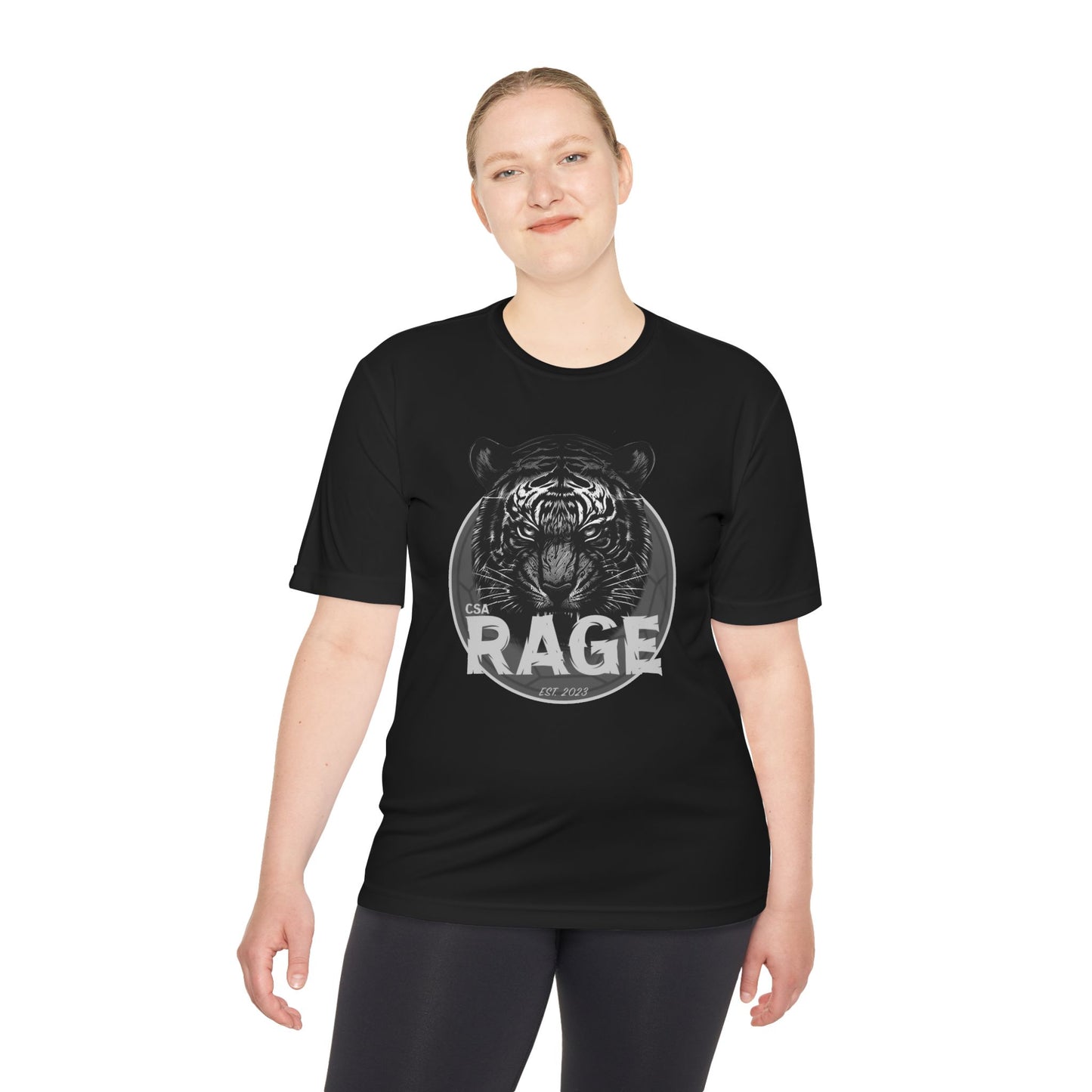 Rage Black Sport-Tek Wicking T-Shirt