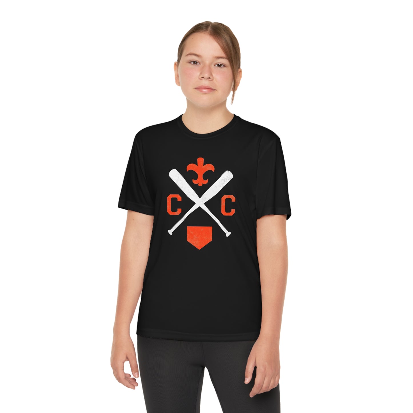 Saints Crossed-Up Youth Unisex Competitor Tee