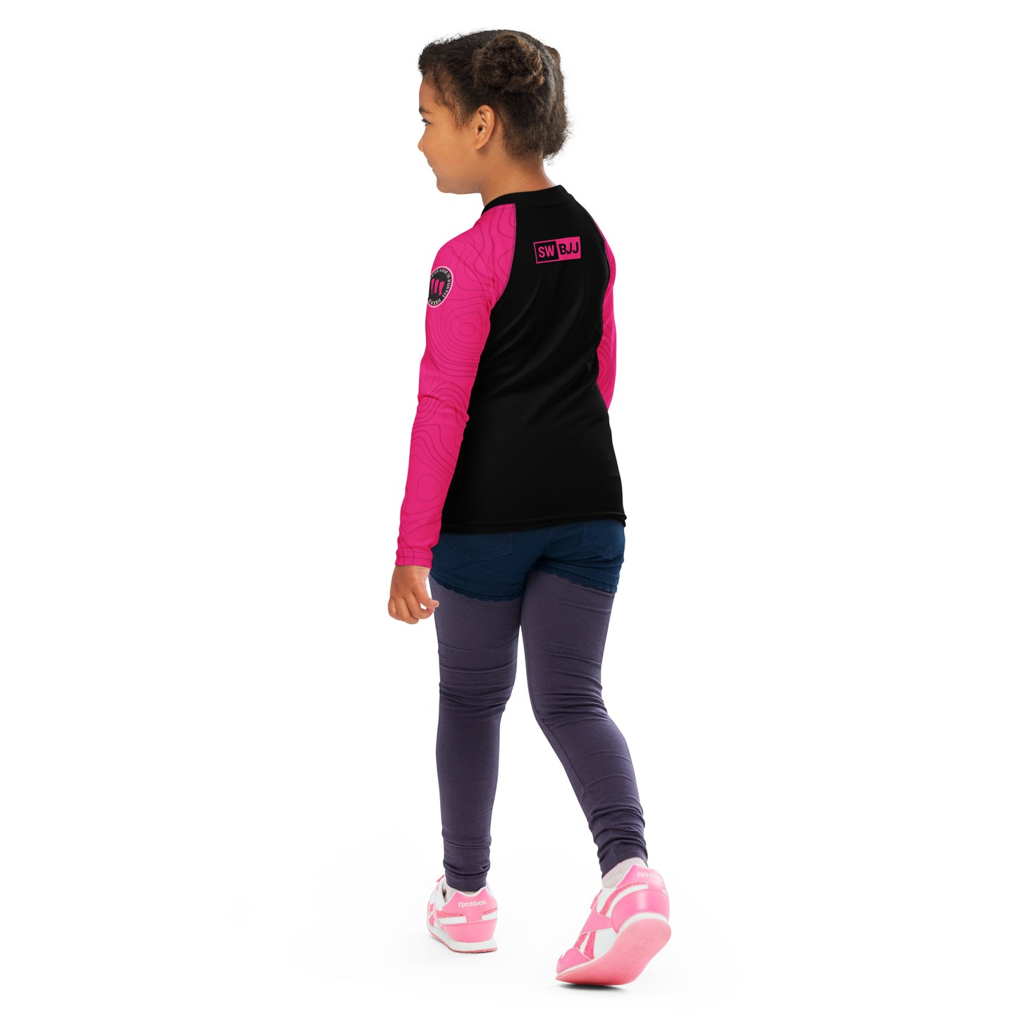 Shogun West Pink Tykes Rash Guard