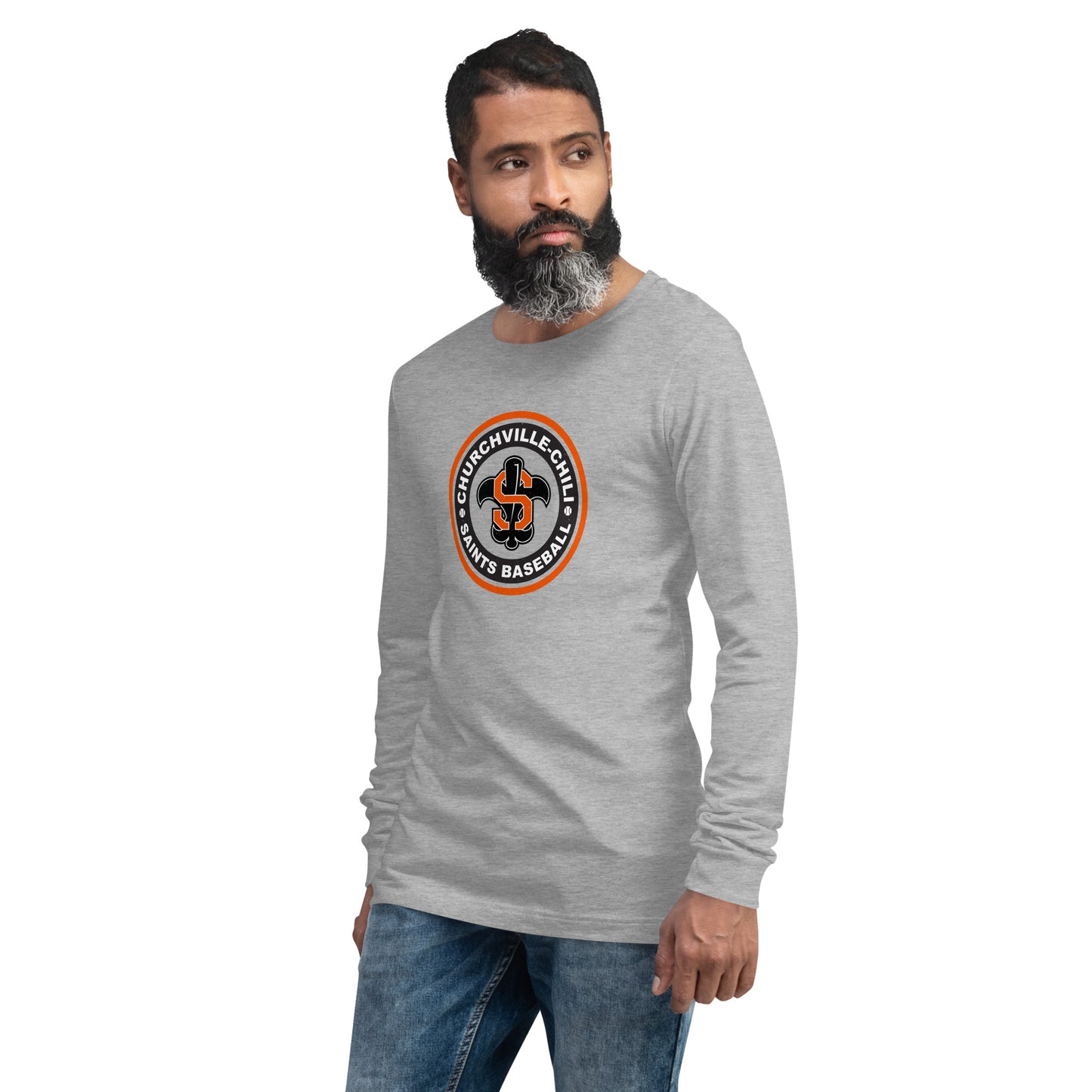 Saints Circle Logo Unisex Long Sleeve T-Shirt