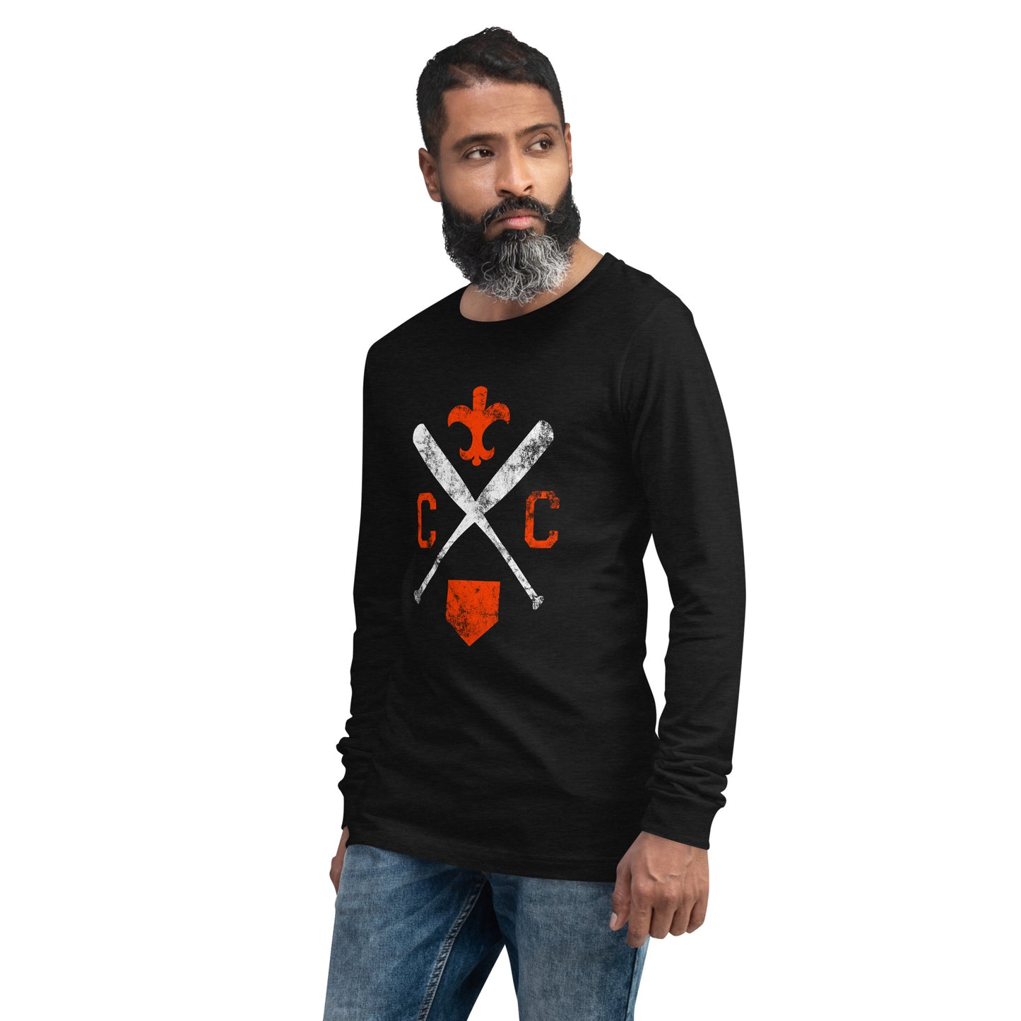 Saints Crossed-Up Unisex Long Sleeve T-Shirt