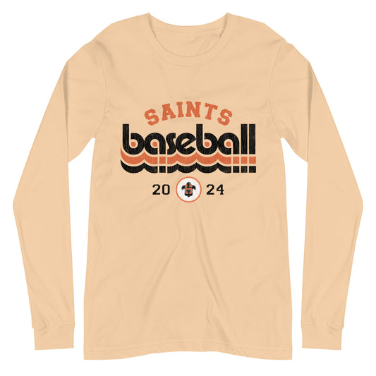 Saints Retro Unisex Long Sleeve T-Shirt