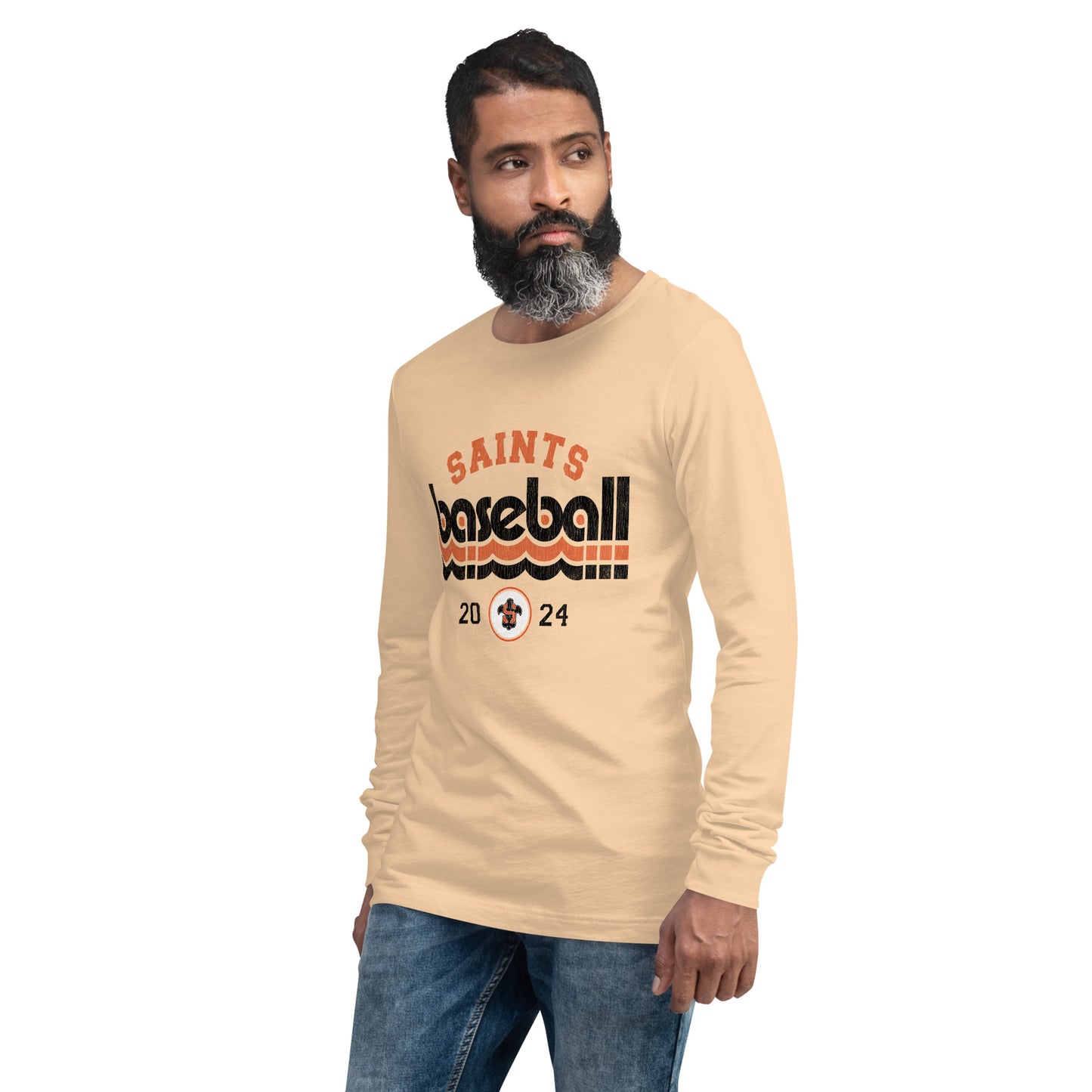 Saints Retro Unisex Long Sleeve T-Shirt