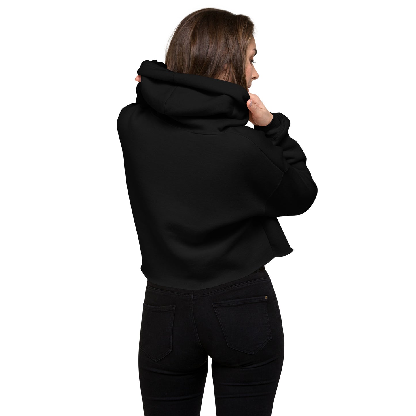 Rock N Roll Lion Crop Hoodie