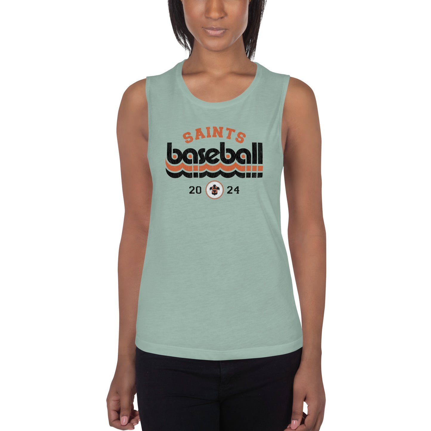 Saints Retro Ladies’ Muscle Tank