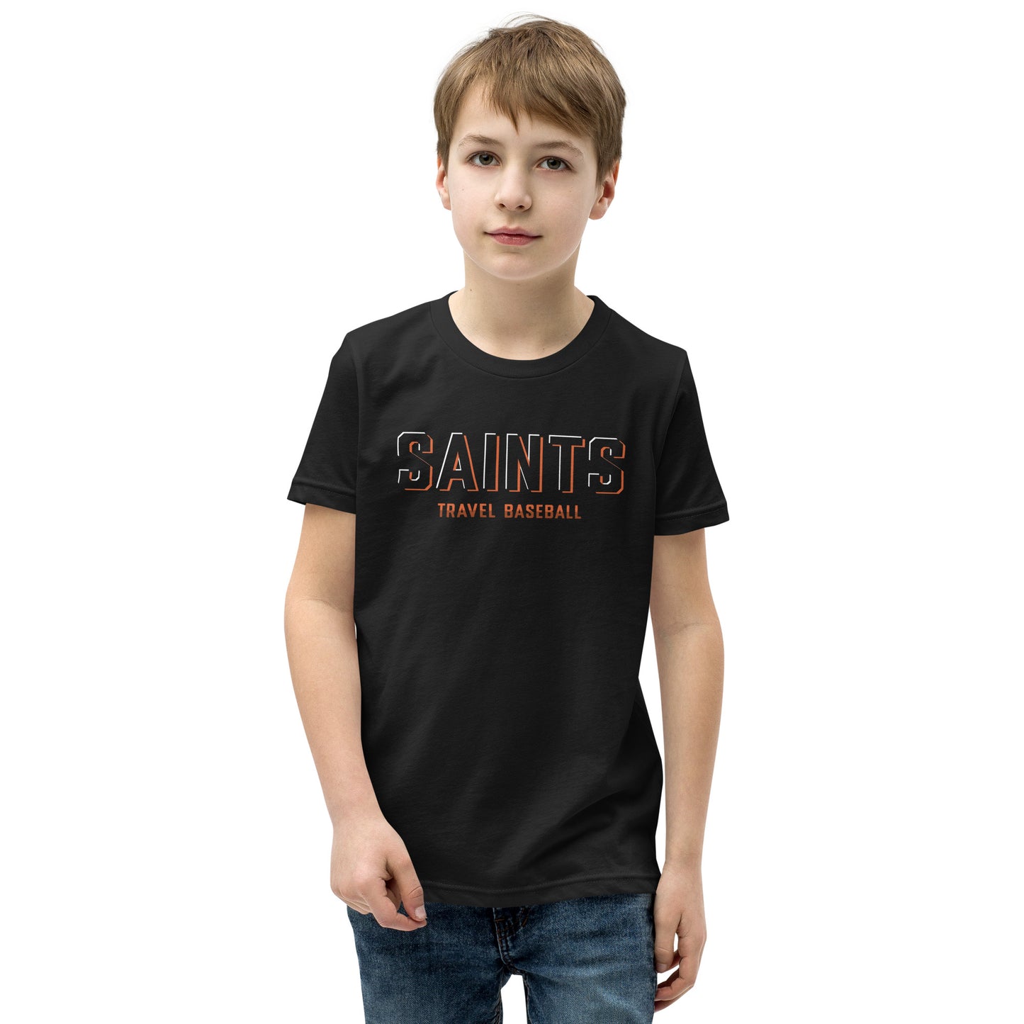 Saints Blackout Youth Unisex Short Sleeve T-Shirt