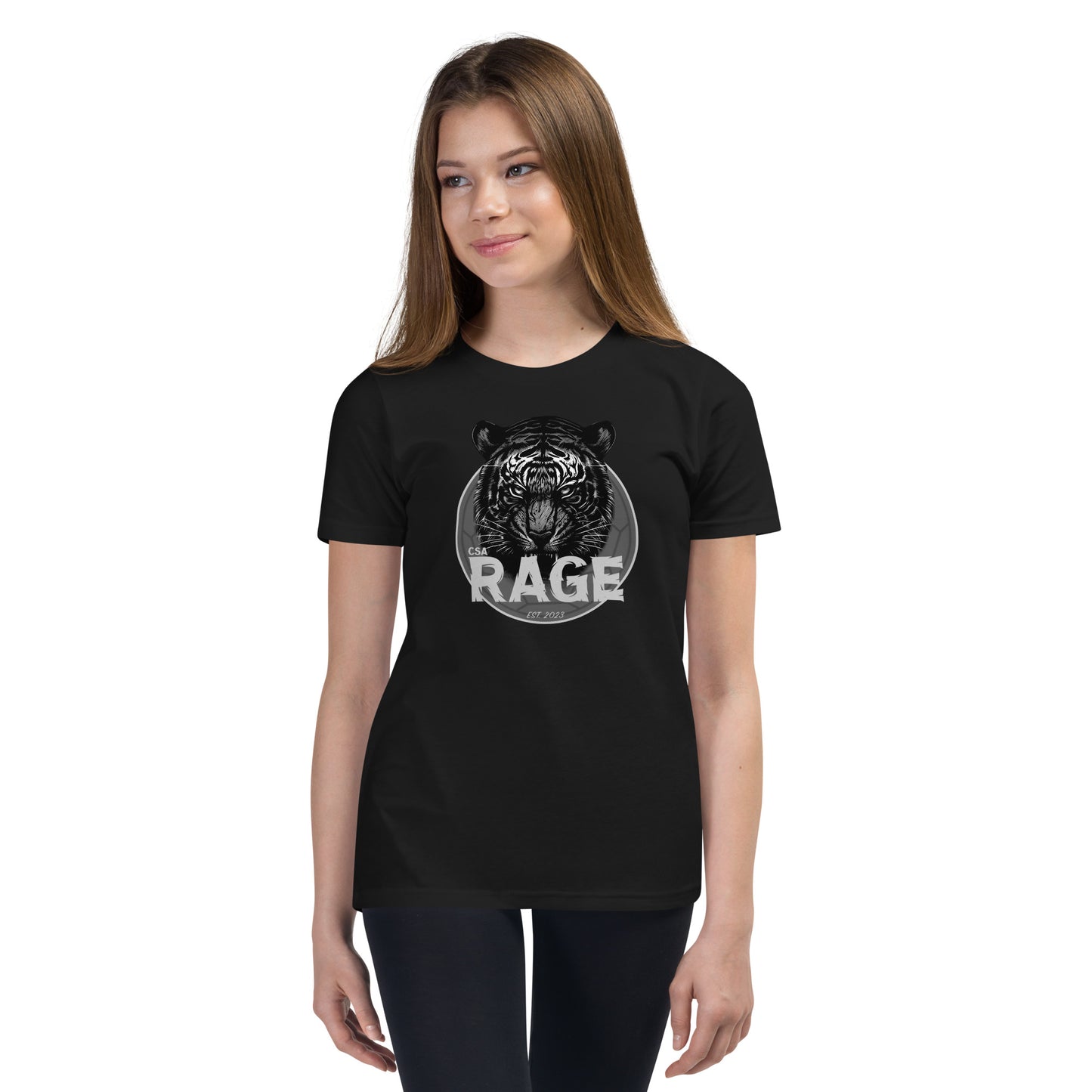 Rage Black Out Youth Short Sleeve T-Shirt