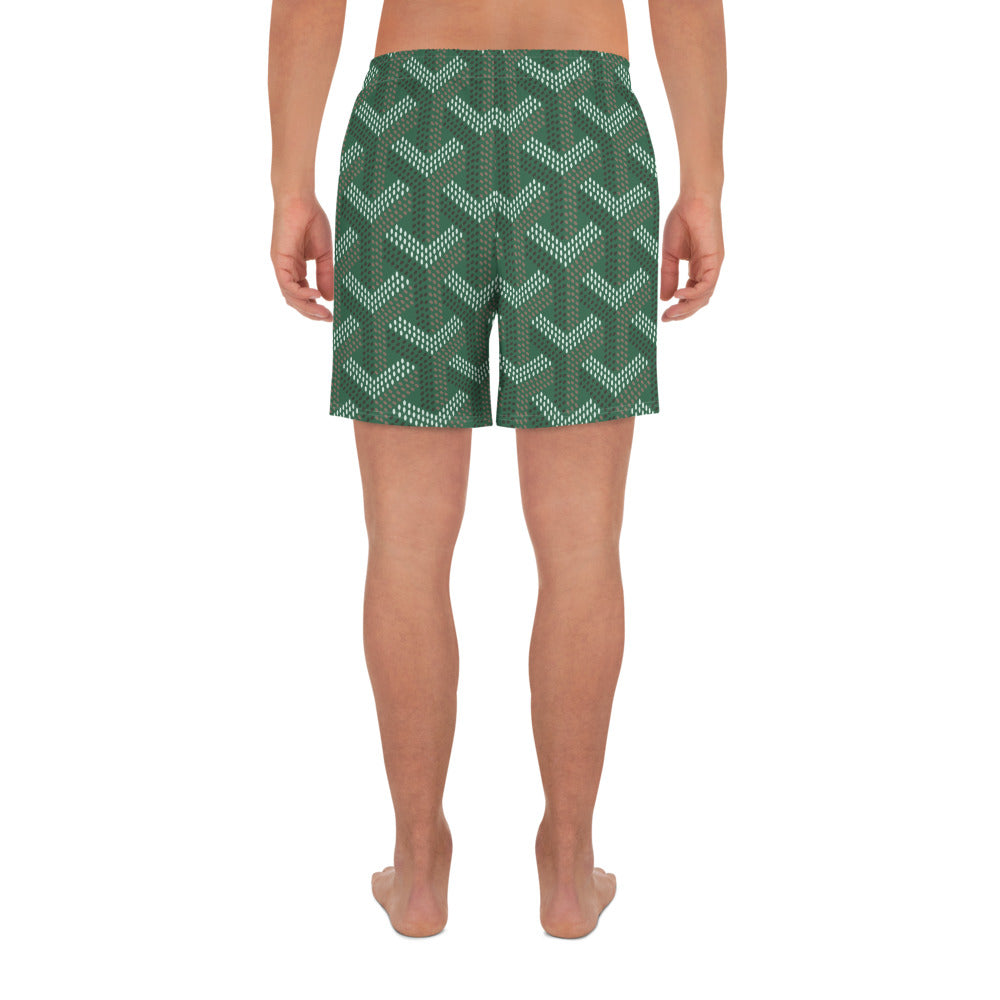 Fuscyard Men's Athletic Long Shorts