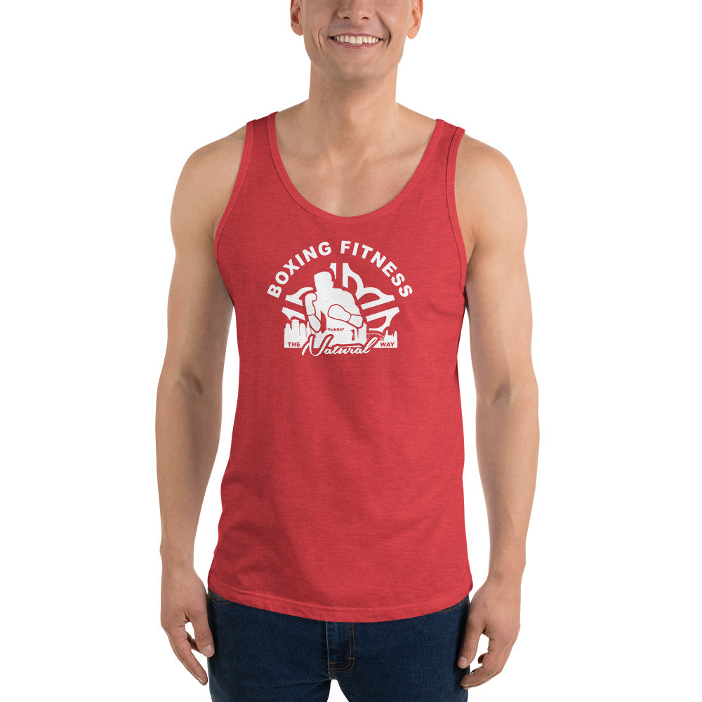 The Natural Way White Logo Unisex Tank Top