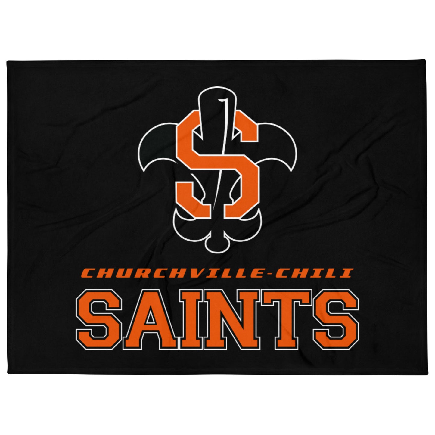 Saints Logo Throw Blanket