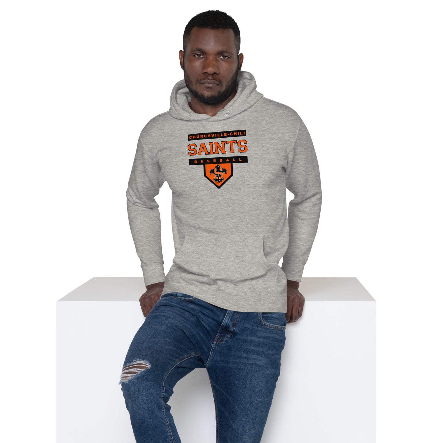 Saints Home Plate Adult Unisex Hoodie