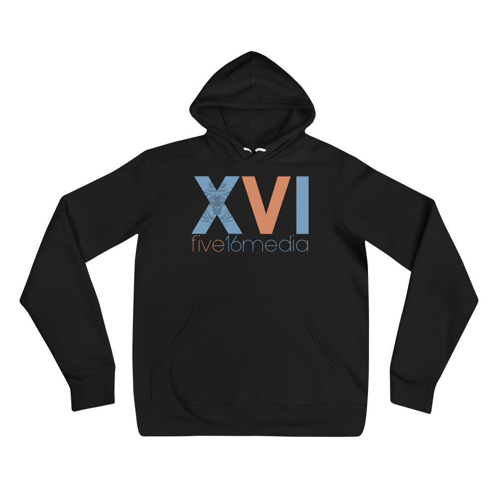five16 media brand Unisex hoodie