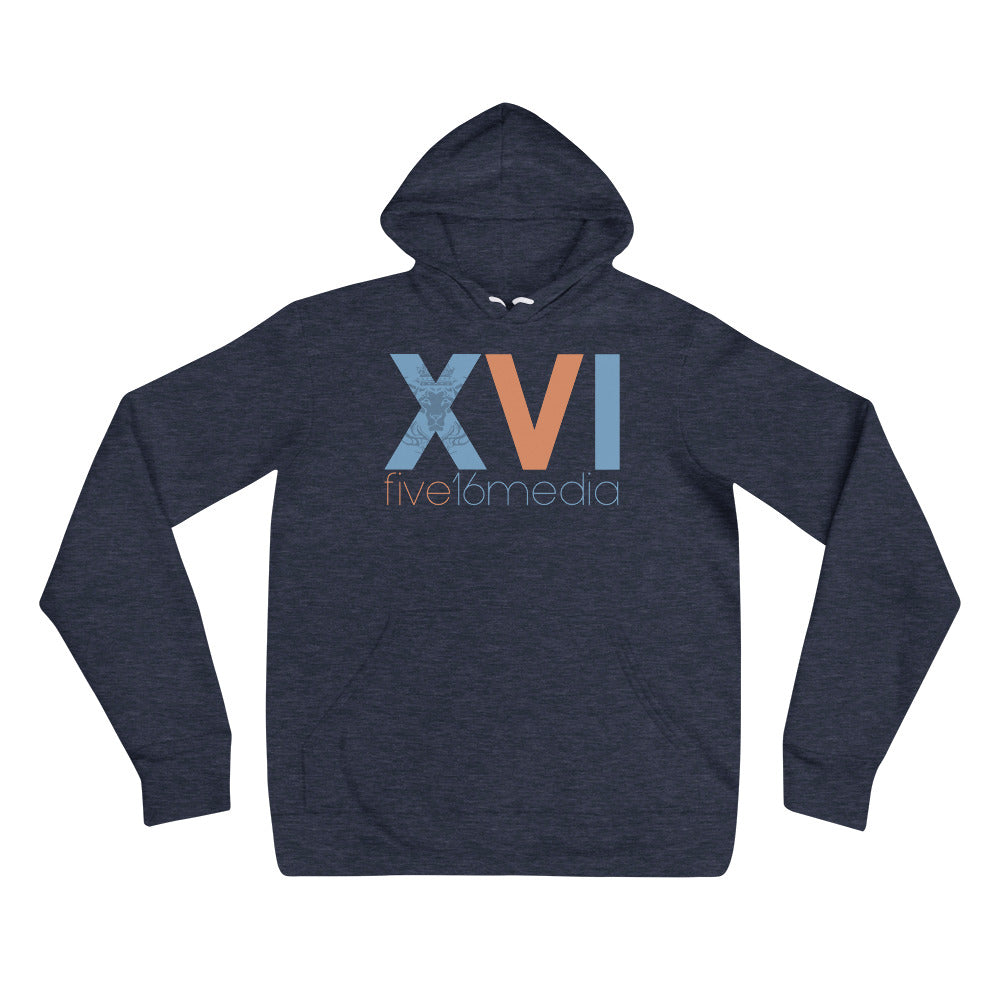 five16 media brand Unisex hoodie