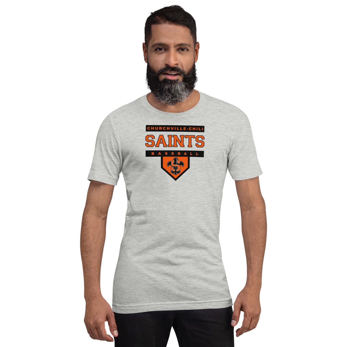 Saints Home Plate Adult Unisex T-Shirt