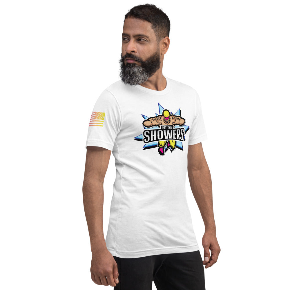 Hit the Showers (Light Complexion) Short-Sleeve Unisex T-Shirt