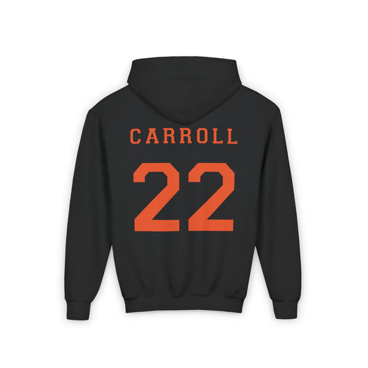 Carroll 22 Blackout Youth Unisex Heavy Blend Hooded Sweatshirt