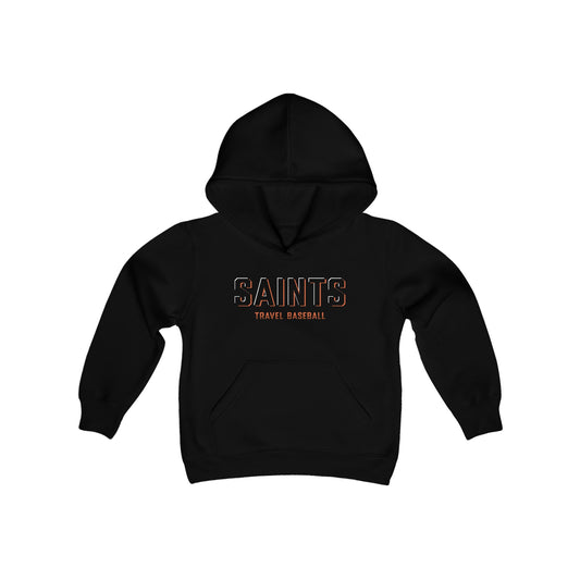 Saints Blackout Youth Unisex Heavy Blend Hooded Sweatshirt