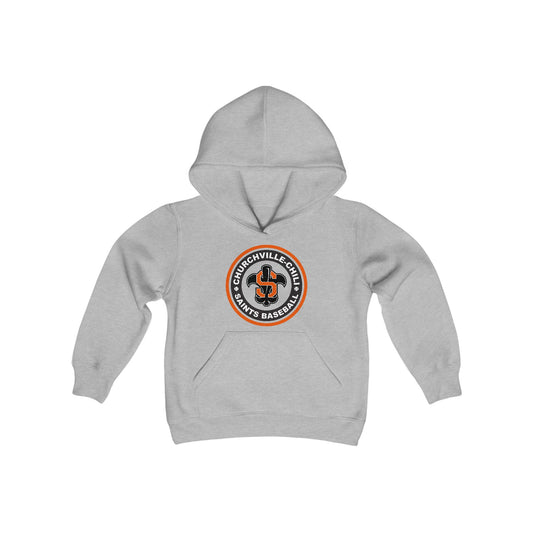 Saints Circle Logo Youth Unisex Heavy Blend Hooded Sweatshirt