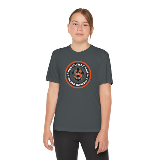 Saints Circle Logo Youth Unisex Competitor Tee