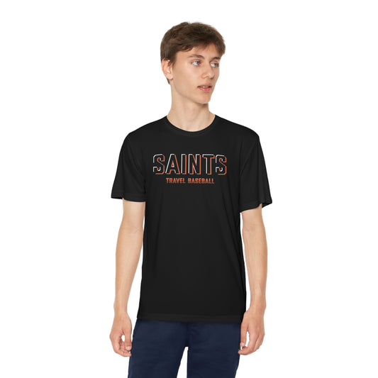 Saints Blackout Youth Unisex Competitor Tee