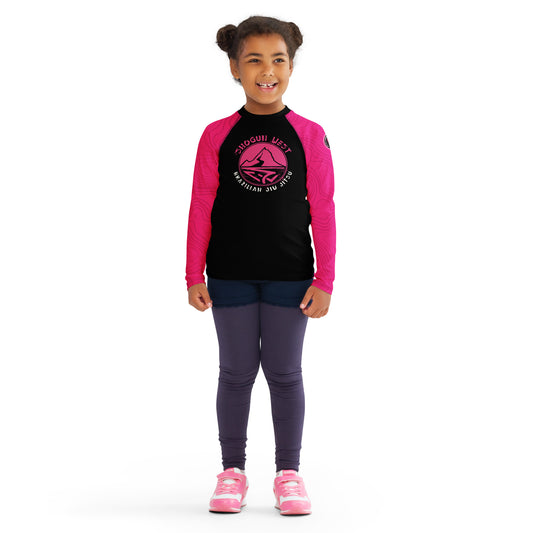 Shogun West Pink Tykes Rash Guard