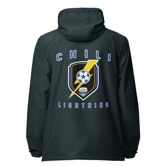 Chili Lightning Unisex Lightweight Zip Up Windbreaker