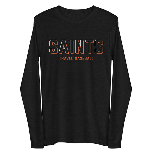 Saints Blackout Unisex Long Sleeve T-Shirt