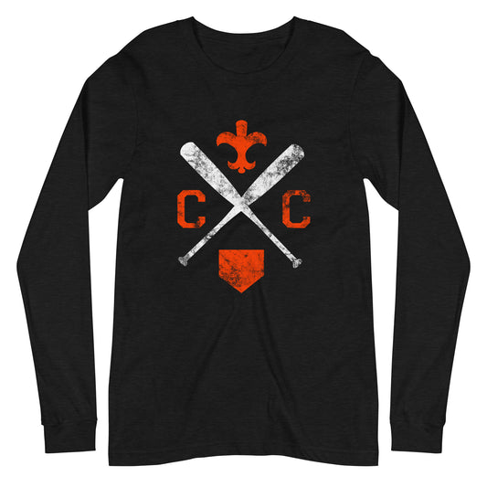 Saints Crossed-Up Unisex Long Sleeve T-Shirt
