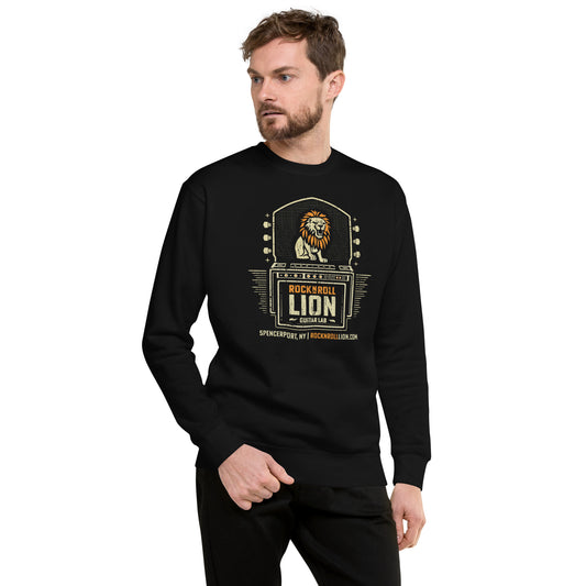 Rock N Roll Lion Unisex Premium Sweatshirt