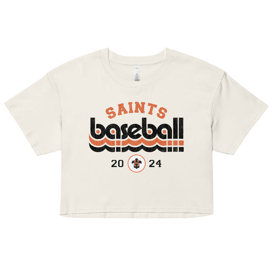 Saints Retro Women’s Crop Top