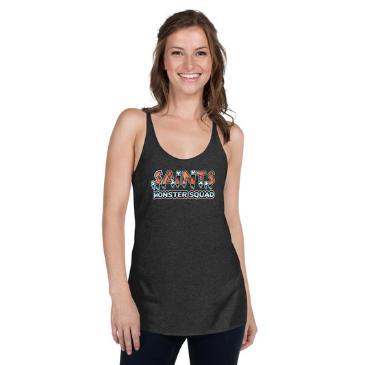 Saints Monster Squad Women's Racerback Tank