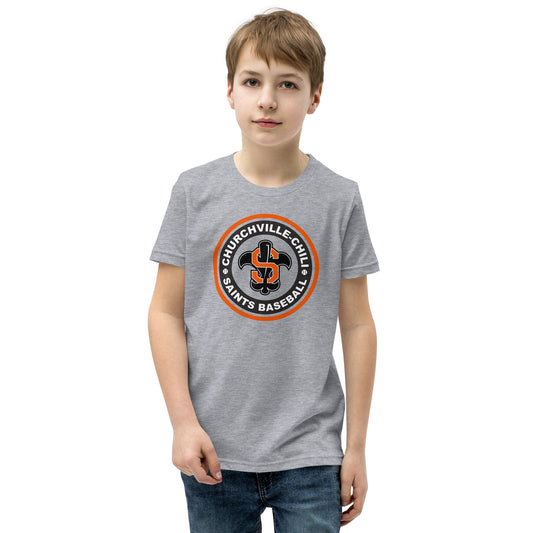 Saints Circle Logo Youth Unisex Short Sleeve T-Shirt