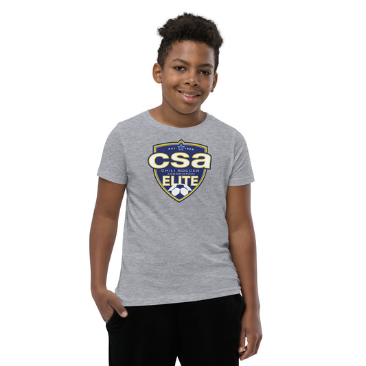 CSA Elite Youth Gray Short Sleeve T-Shirt