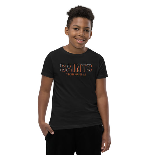 Saints Blackout Youth Unisex Short Sleeve T-Shirt