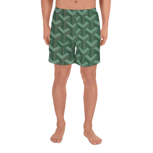 Fuscyard Men's Athletic Long Shorts