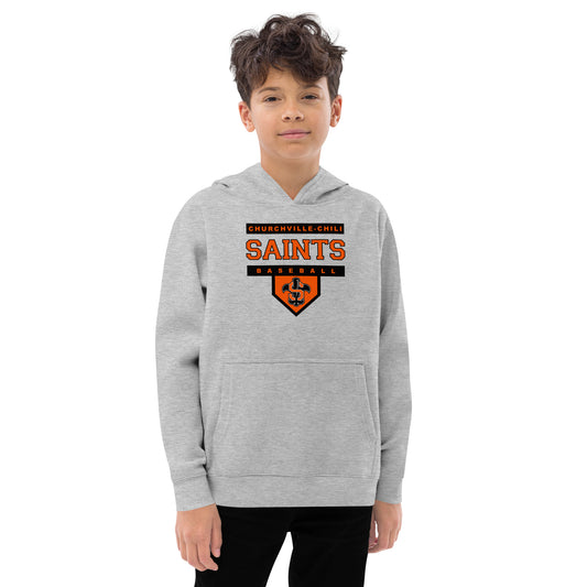 Saints Home Plate Youth Unisex Fleece Hoodie