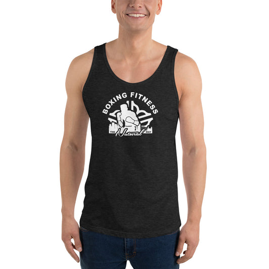 The Natural Way White Logo Unisex Tank Top