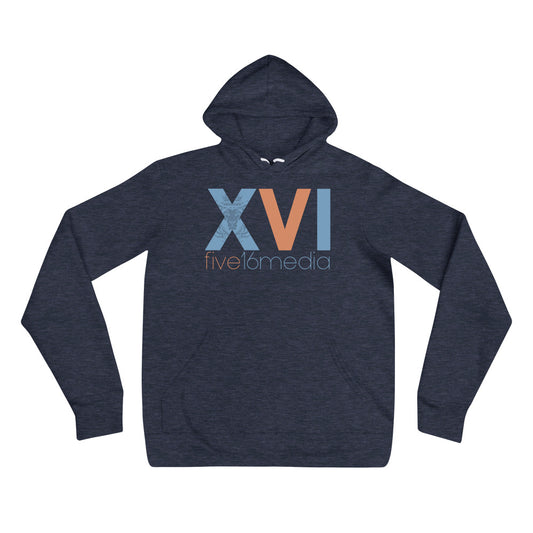 five16 media brand Unisex hoodie