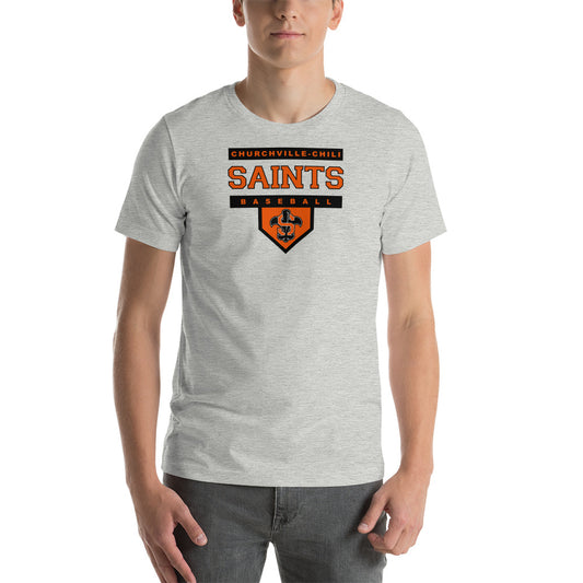 Saints Home Plate Adult Unisex T-Shirt