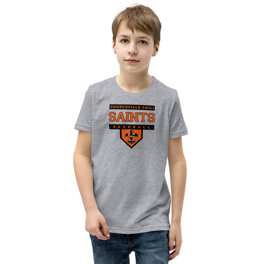 Saints Home Plate Youth Unisex Short Sleeve T-Shirt